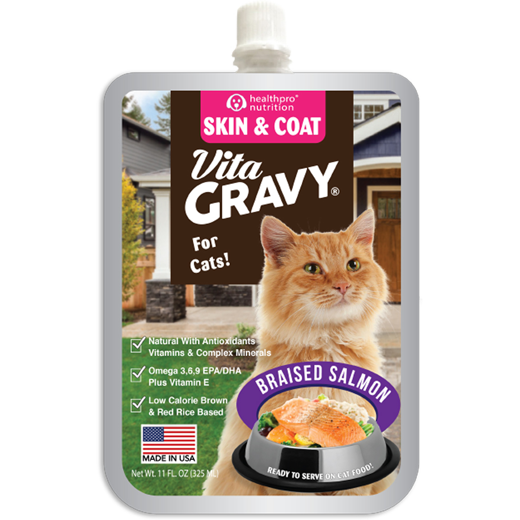 Petclub 247 Llc Vitagravy For Cats Salmon Skin And Coat Petclub 247 Llc Vitagravy For Cats